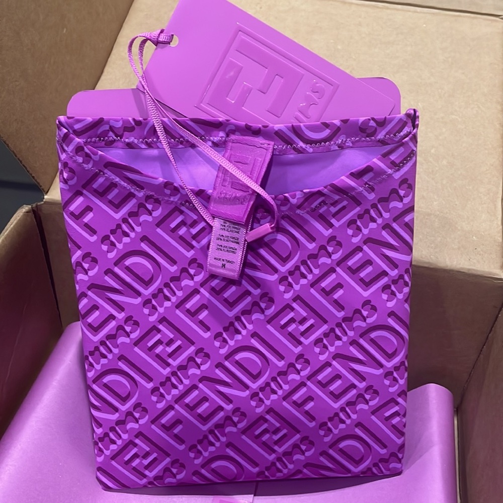 Fendi Skims MOCK NECK LONG SLEEVE BODYSUIT